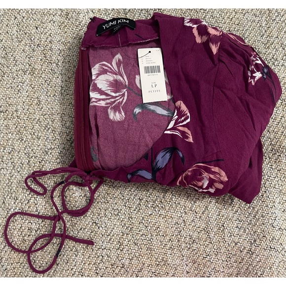 Anthropologie Yumi Kim Tulip Crush Now or Never Jumpsuit NWT SZ LP - Picture 9 of 13